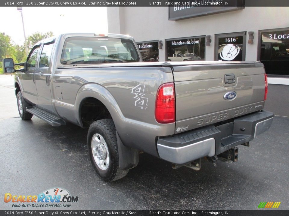 2014 Ford F250 Super Duty XL Crew Cab 4x4 Sterling Gray Metallic / Steel Photo #3