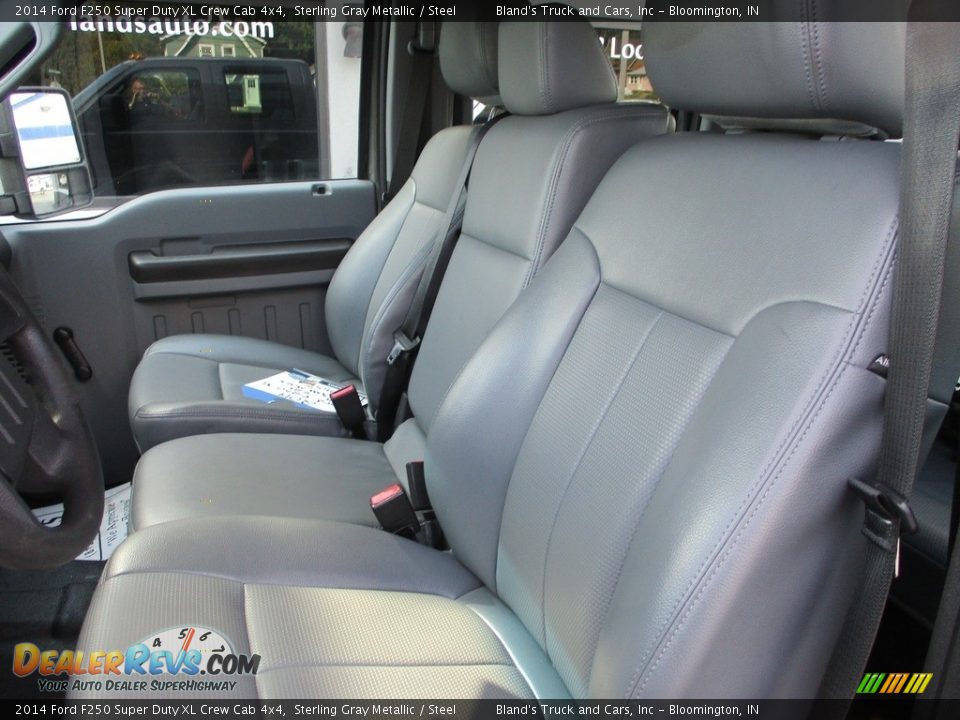 2014 Ford F250 Super Duty XL Crew Cab 4x4 Sterling Gray Metallic / Steel Photo #8