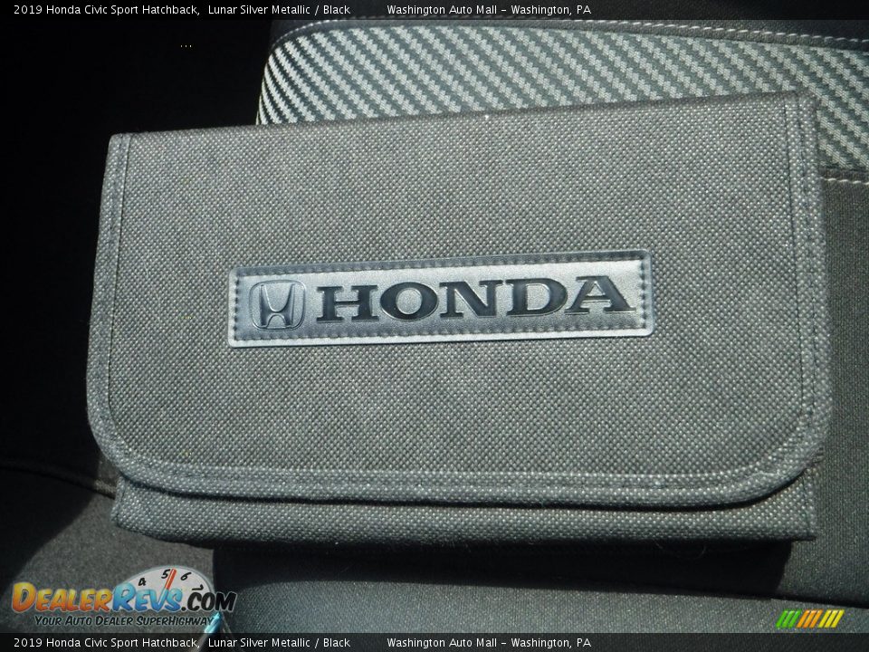 2019 Honda Civic Sport Hatchback Lunar Silver Metallic / Black Photo #23