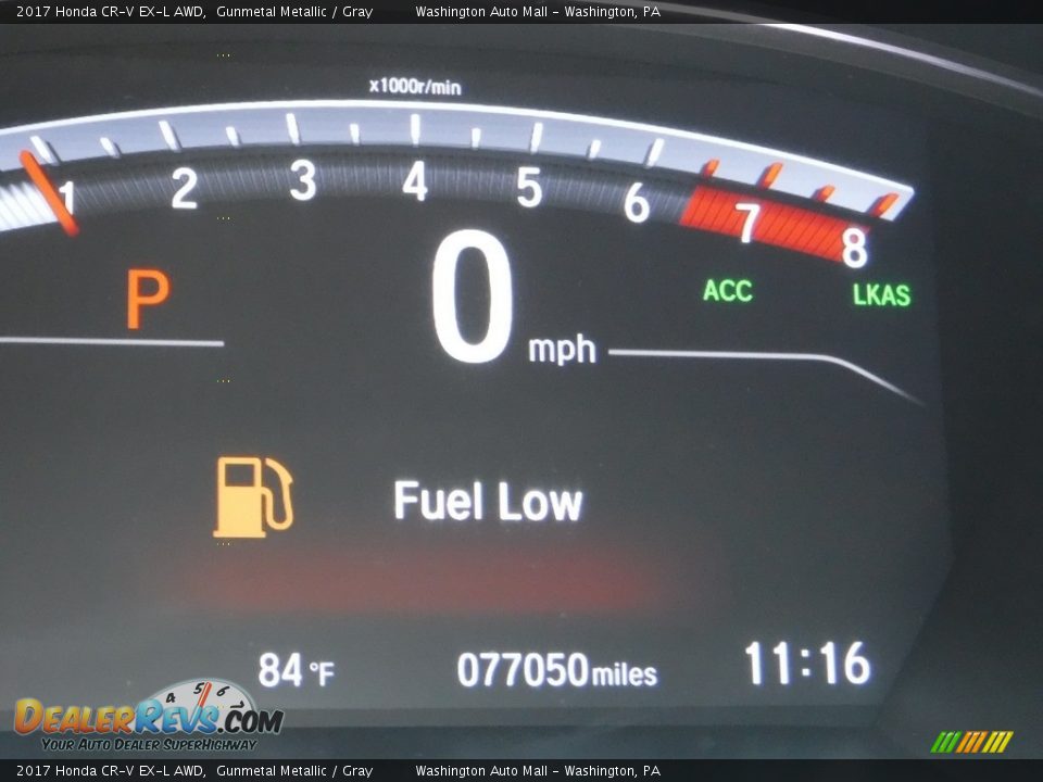 2017 Honda CR-V EX-L AWD Gunmetal Metallic / Gray Photo #35