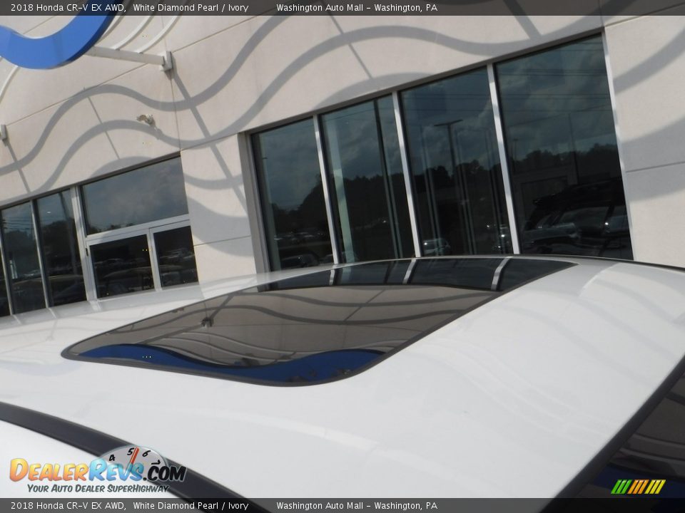 2018 Honda CR-V EX AWD White Diamond Pearl / Ivory Photo #3