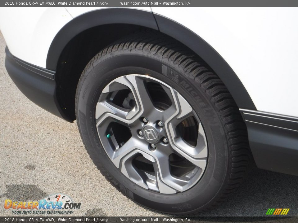 2018 Honda CR-V EX AWD White Diamond Pearl / Ivory Photo #4