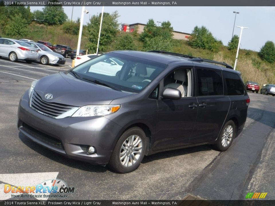 2014 Toyota Sienna XLE Predawn Gray Mica / Light Gray Photo #5