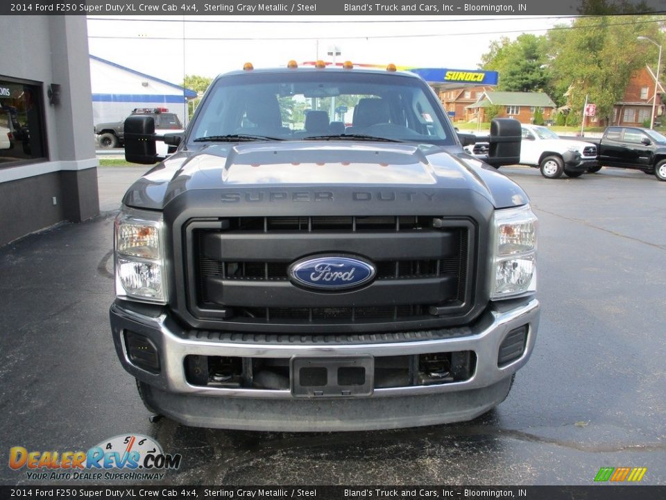 2014 Ford F250 Super Duty XL Crew Cab 4x4 Sterling Gray Metallic / Steel Photo #22