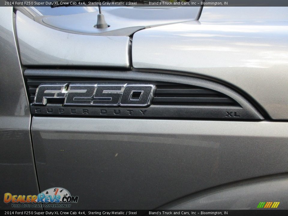 2014 Ford F250 Super Duty XL Crew Cab 4x4 Sterling Gray Metallic / Steel Photo #23
