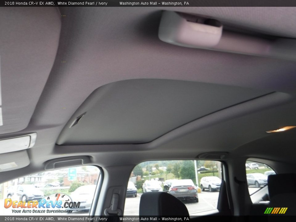 2018 Honda CR-V EX AWD White Diamond Pearl / Ivory Photo #12