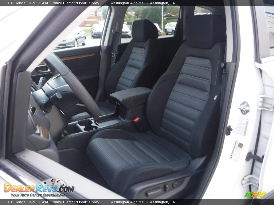 2018 Honda CR-V EX AWD White Diamond Pearl / Ivory Photo #14