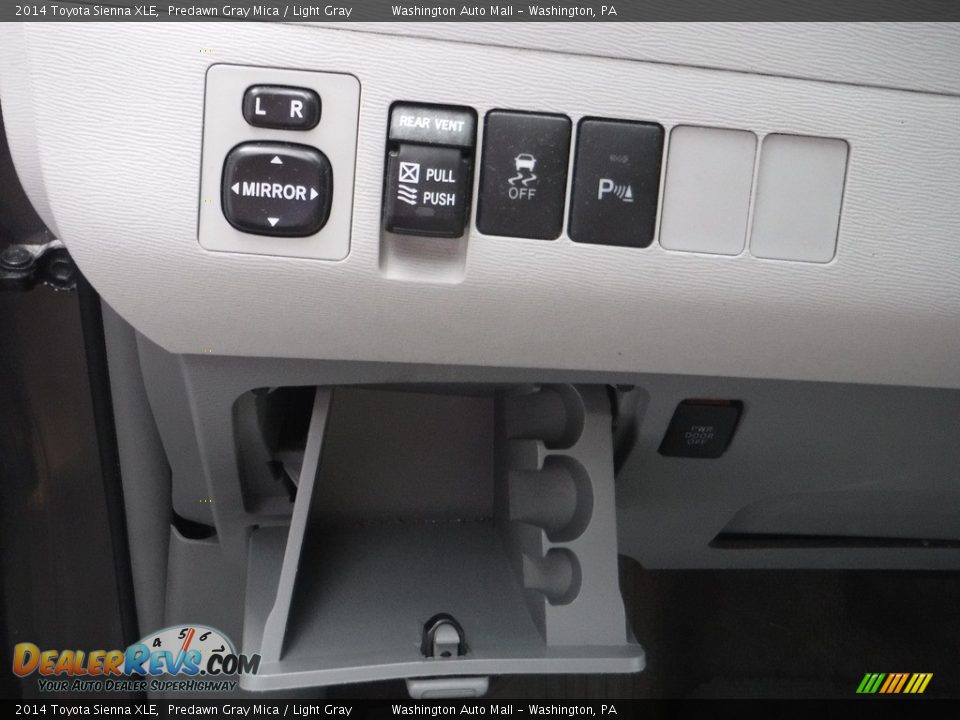 2014 Toyota Sienna XLE Predawn Gray Mica / Light Gray Photo #15