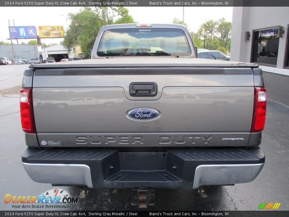 2014 Ford F250 Super Duty XL Crew Cab 4x4 Sterling Gray Metallic / Steel Photo #27