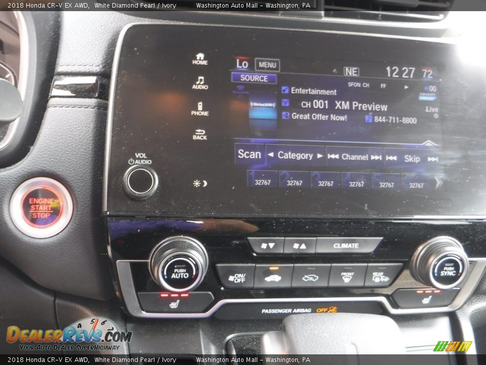 2018 Honda CR-V EX AWD White Diamond Pearl / Ivory Photo #20