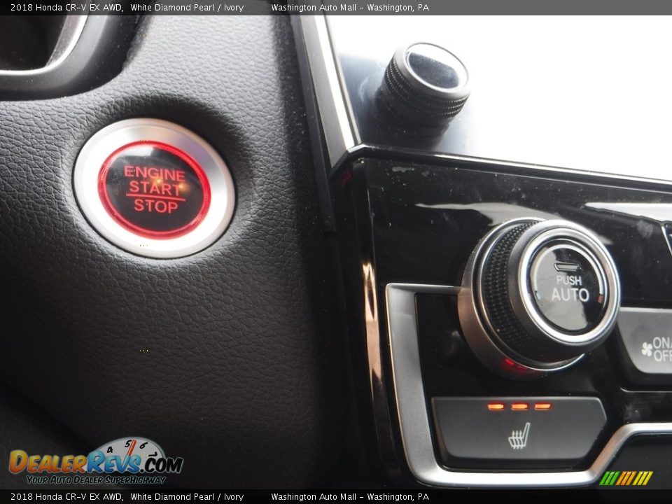 2018 Honda CR-V EX AWD White Diamond Pearl / Ivory Photo #22