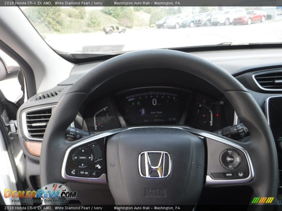 2018 Honda CR-V EX AWD White Diamond Pearl / Ivory Photo #23