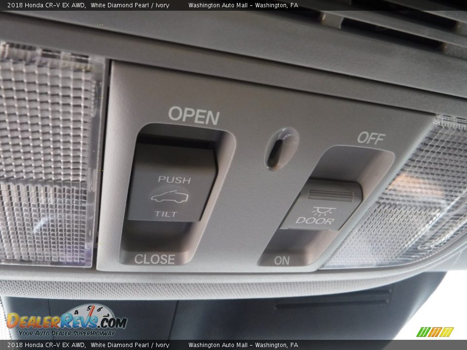 2018 Honda CR-V EX AWD White Diamond Pearl / Ivory Photo #25