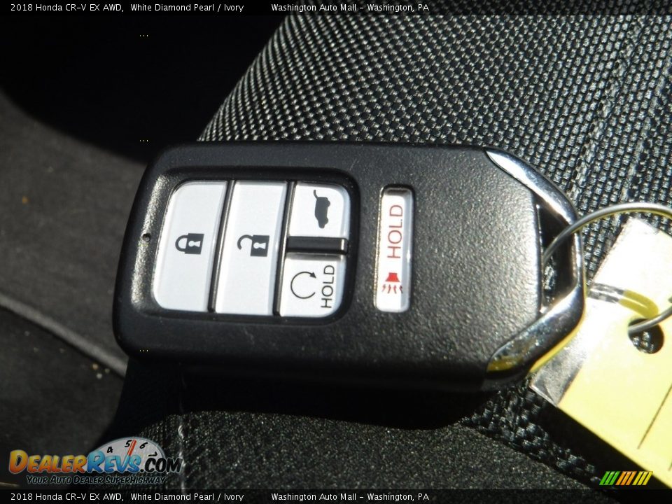 2018 Honda CR-V EX AWD White Diamond Pearl / Ivory Photo #29