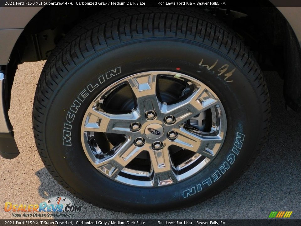 2021 Ford F150 XLT SuperCrew 4x4 Carbonized Gray / Medium Dark Slate Photo #10