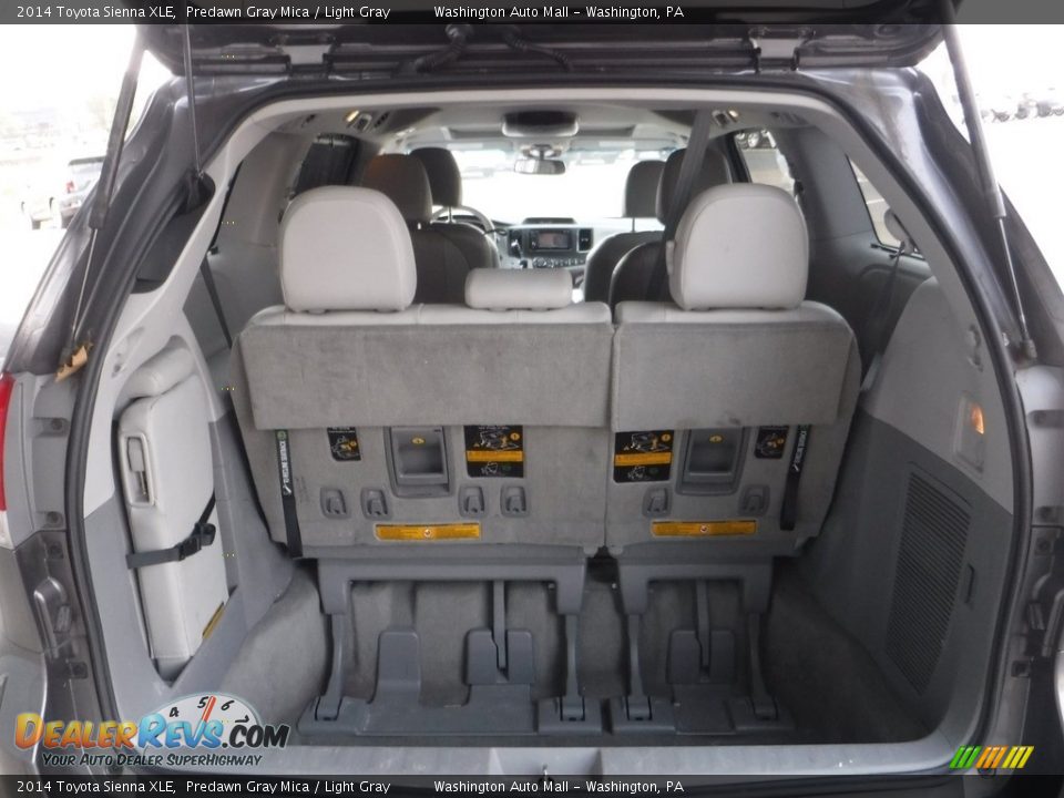 2014 Toyota Sienna XLE Predawn Gray Mica / Light Gray Photo #33