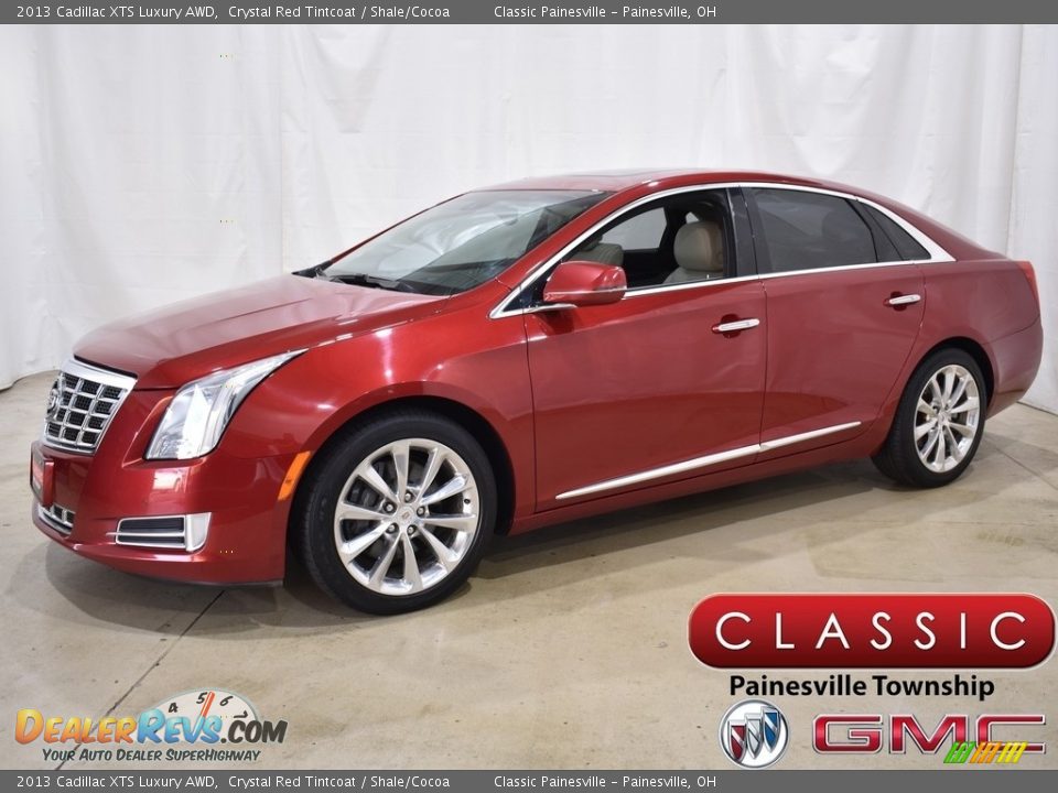 2013 Cadillac XTS Luxury AWD Crystal Red Tintcoat / Shale/Cocoa Photo #1