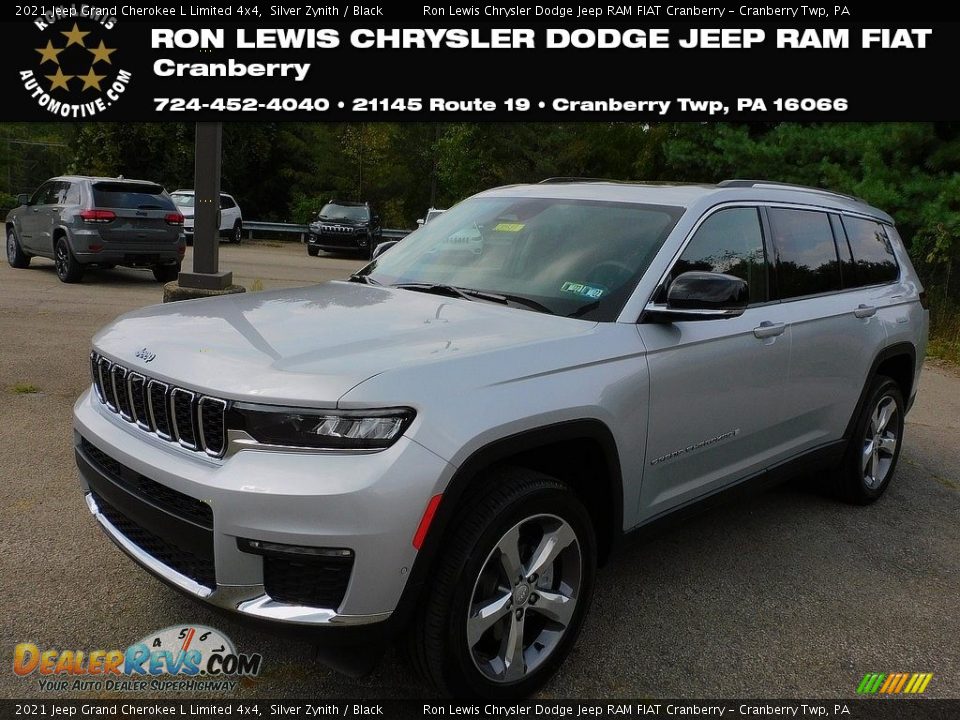 2021 Jeep Grand Cherokee L Limited 4x4 Silver Zynith / Black Photo #1