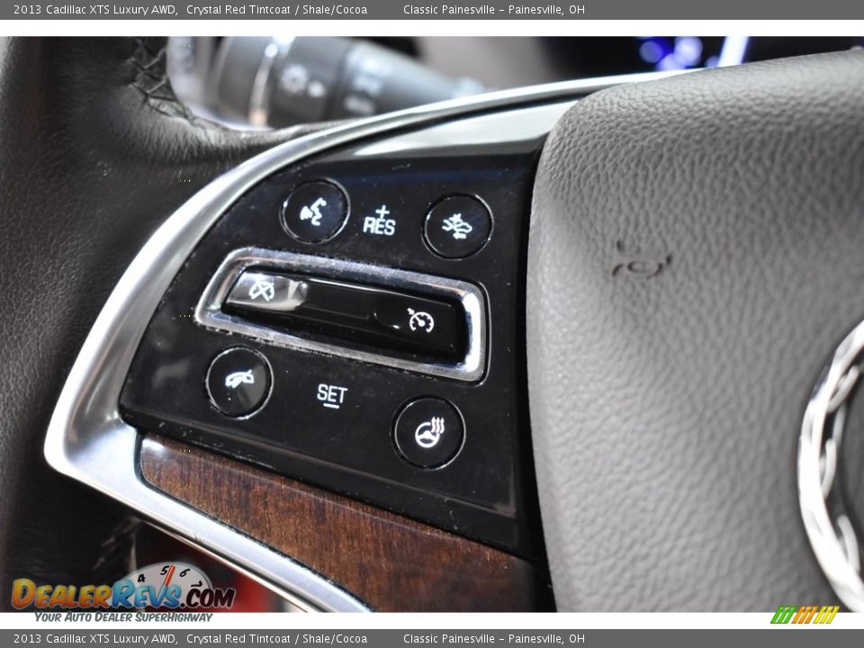 2013 Cadillac XTS Luxury AWD Crystal Red Tintcoat / Shale/Cocoa Photo #18