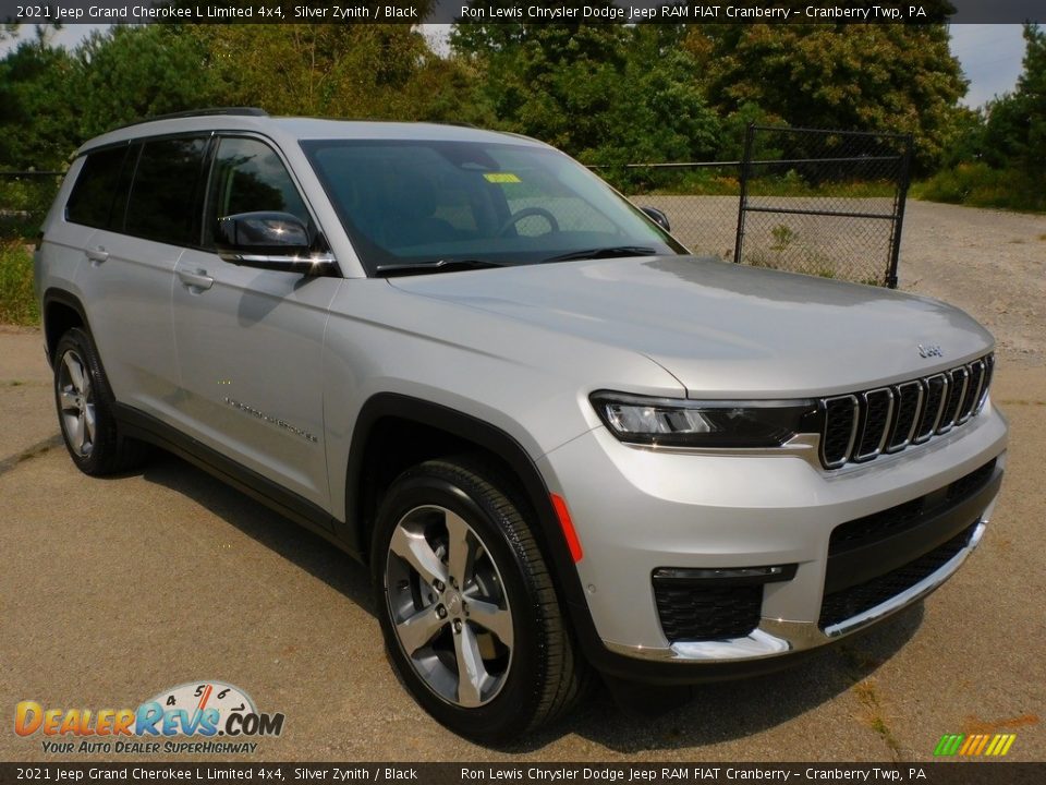 2021 Jeep Grand Cherokee L Limited 4x4 Silver Zynith / Black Photo #3