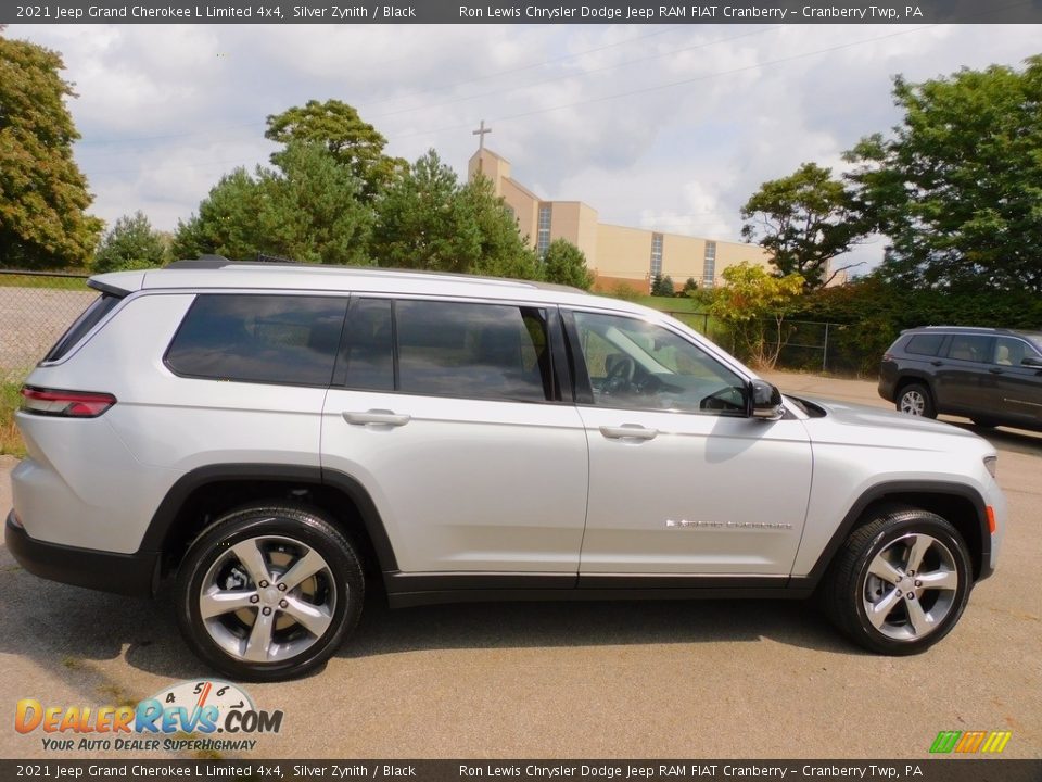 2021 Jeep Grand Cherokee L Limited 4x4 Silver Zynith / Black Photo #4