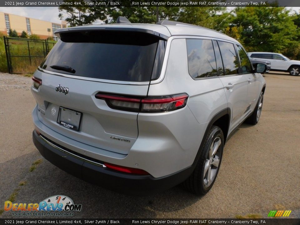 2021 Jeep Grand Cherokee L Limited 4x4 Silver Zynith / Black Photo #5