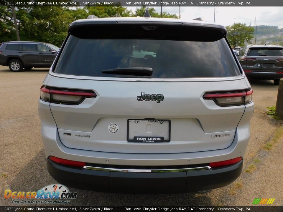 2021 Jeep Grand Cherokee L Limited 4x4 Silver Zynith / Black Photo #6