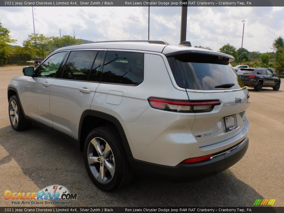 2021 Jeep Grand Cherokee L Limited 4x4 Silver Zynith / Black Photo #8