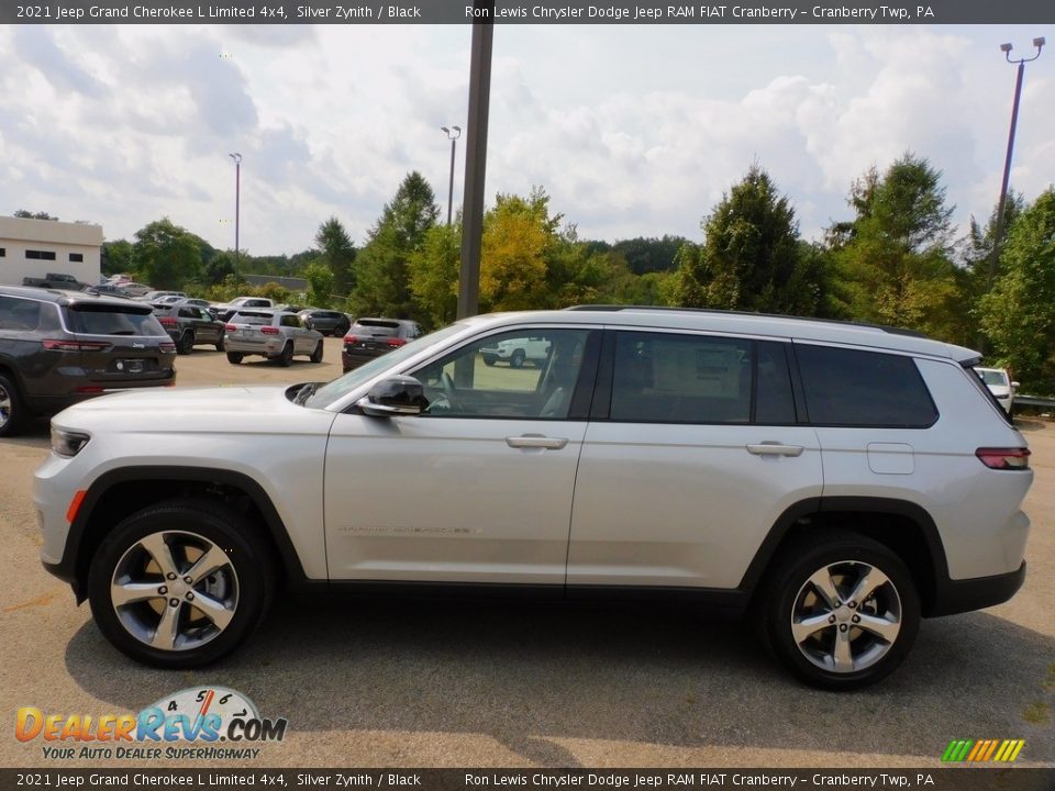 2021 Jeep Grand Cherokee L Limited 4x4 Silver Zynith / Black Photo #9