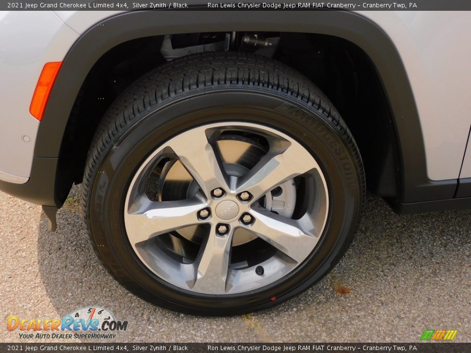 2021 Jeep Grand Cherokee L Limited 4x4 Silver Zynith / Black Photo #10