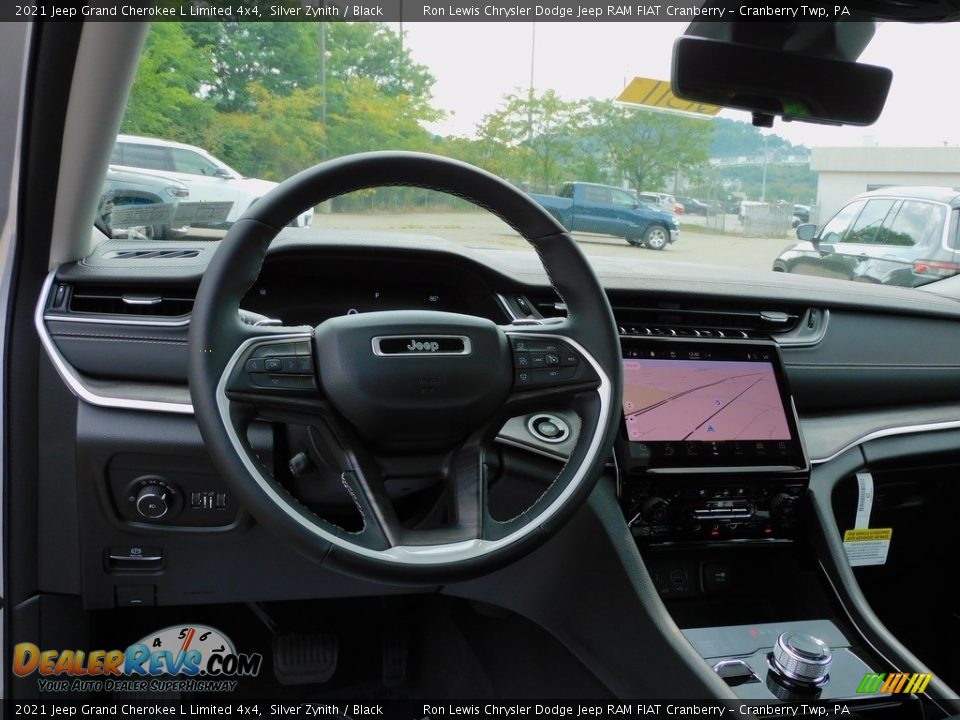 2021 Jeep Grand Cherokee L Limited 4x4 Silver Zynith / Black Photo #14