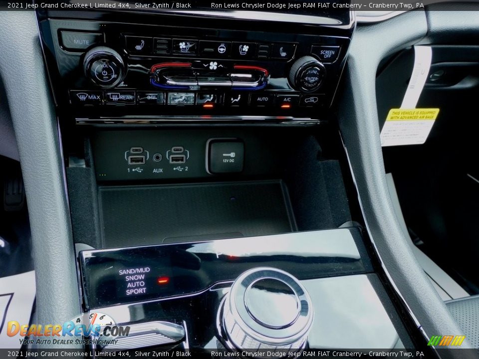 2021 Jeep Grand Cherokee L Limited 4x4 Silver Zynith / Black Photo #19