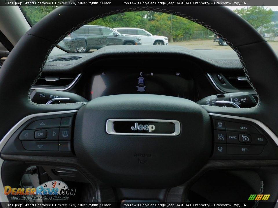 2021 Jeep Grand Cherokee L Limited 4x4 Silver Zynith / Black Photo #20