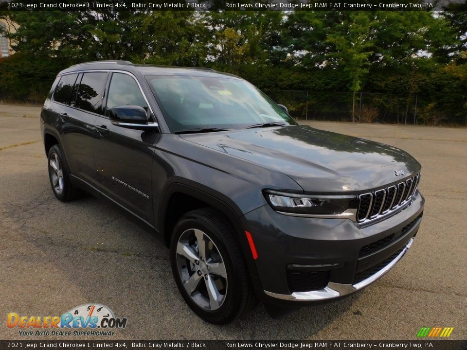 2021 Jeep Grand Cherokee L Limited 4x4 Baltic Gray Metallic / Black Photo #3