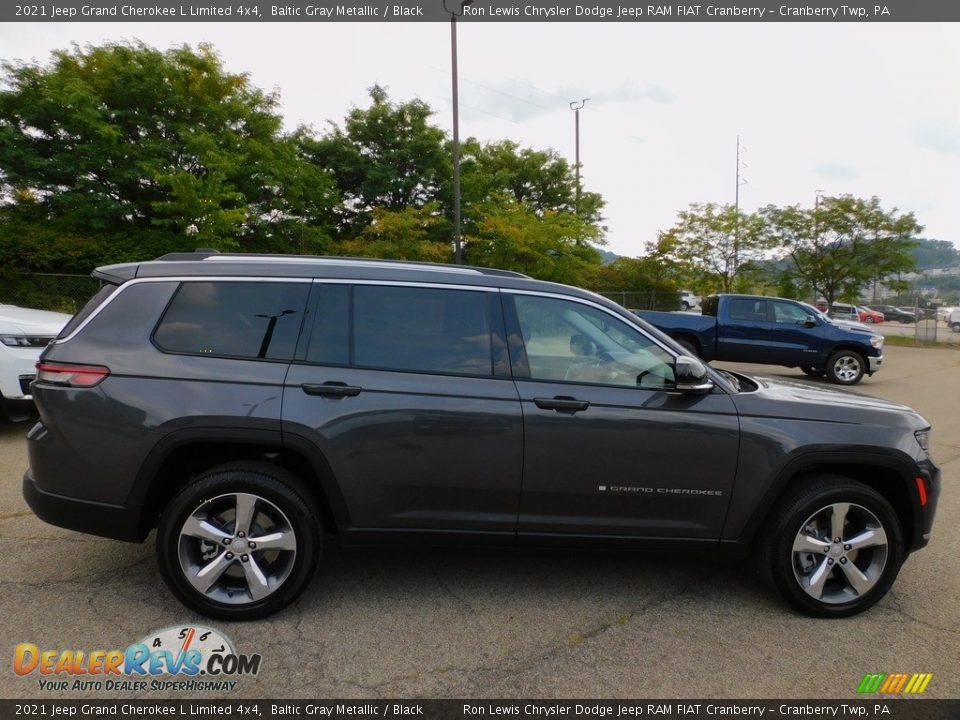 2021 Jeep Grand Cherokee L Limited 4x4 Baltic Gray Metallic / Black Photo #4