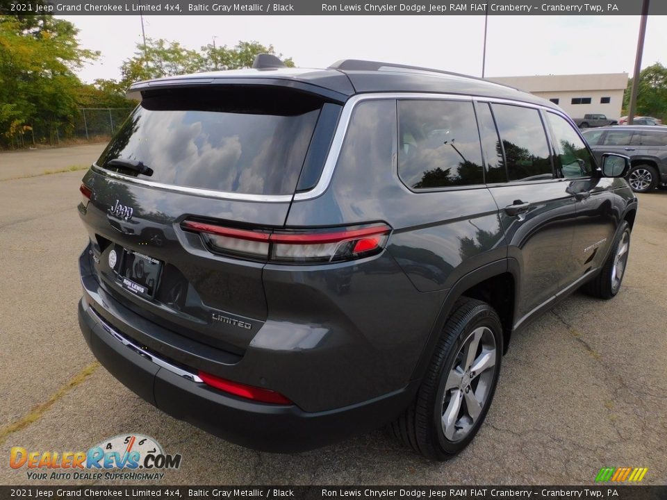 2021 Jeep Grand Cherokee L Limited 4x4 Baltic Gray Metallic / Black Photo #5