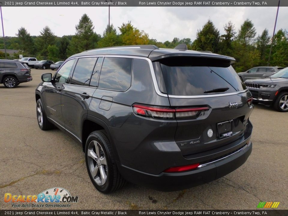 2021 Jeep Grand Cherokee L Limited 4x4 Baltic Gray Metallic / Black Photo #8
