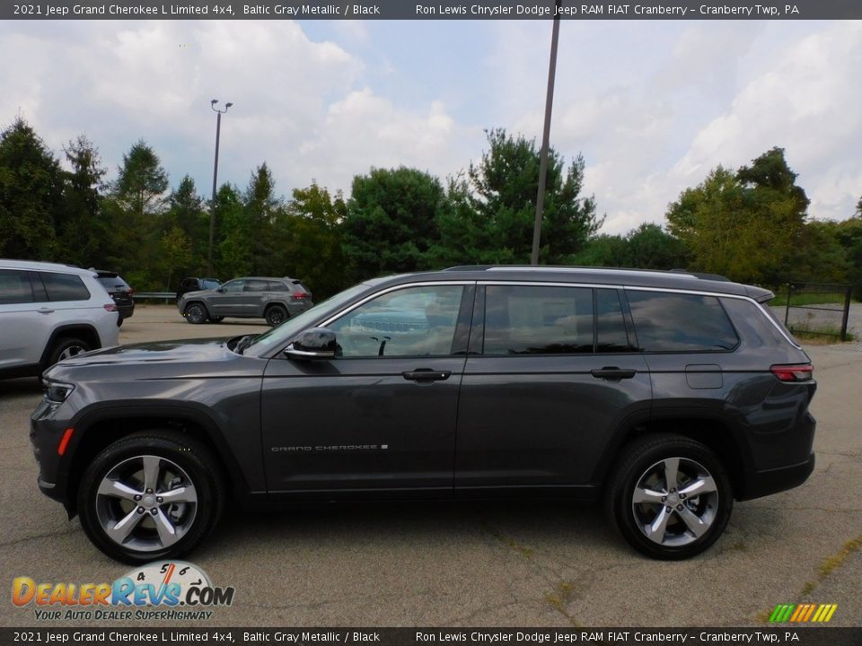 2021 Jeep Grand Cherokee L Limited 4x4 Baltic Gray Metallic / Black Photo #9