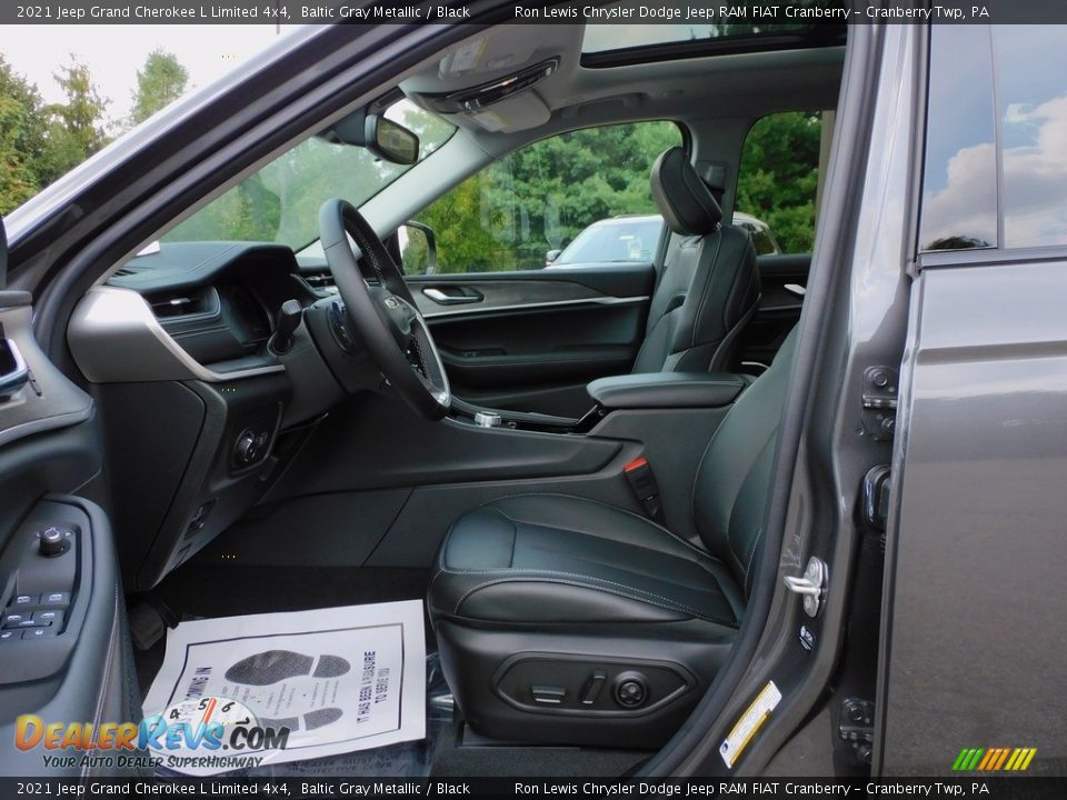 2021 Jeep Grand Cherokee L Limited 4x4 Baltic Gray Metallic / Black Photo #11