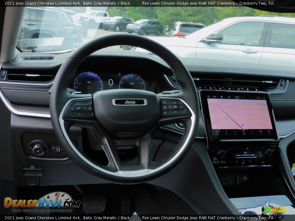 2021 Jeep Grand Cherokee L Limited 4x4 Baltic Gray Metallic / Black Photo #14