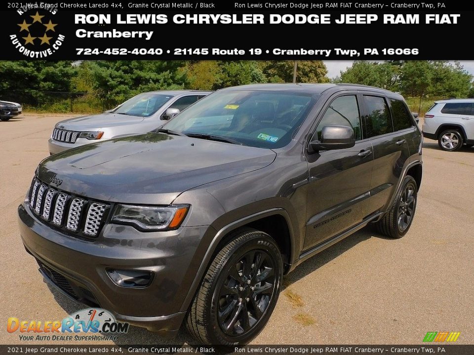 2021 Jeep Grand Cherokee Laredo 4x4 Granite Crystal Metallic / Black Photo #1