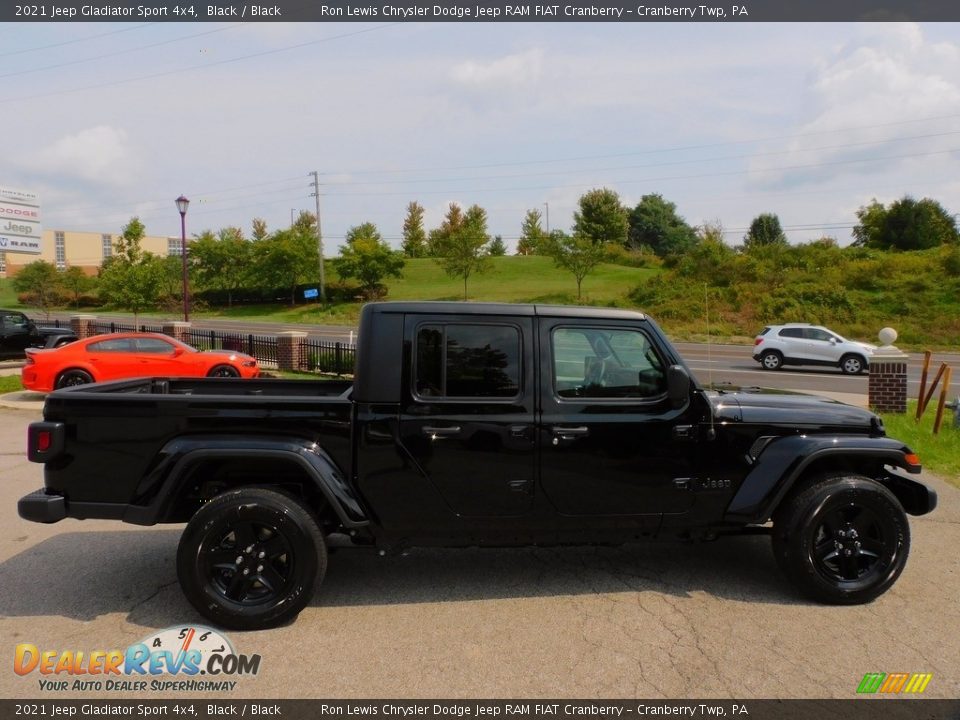 2021 Jeep Gladiator Sport 4x4 Black / Black Photo #4