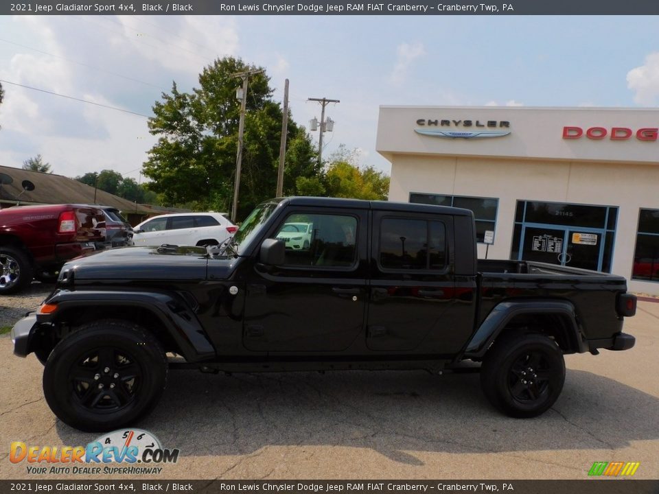 2021 Jeep Gladiator Sport 4x4 Black / Black Photo #9