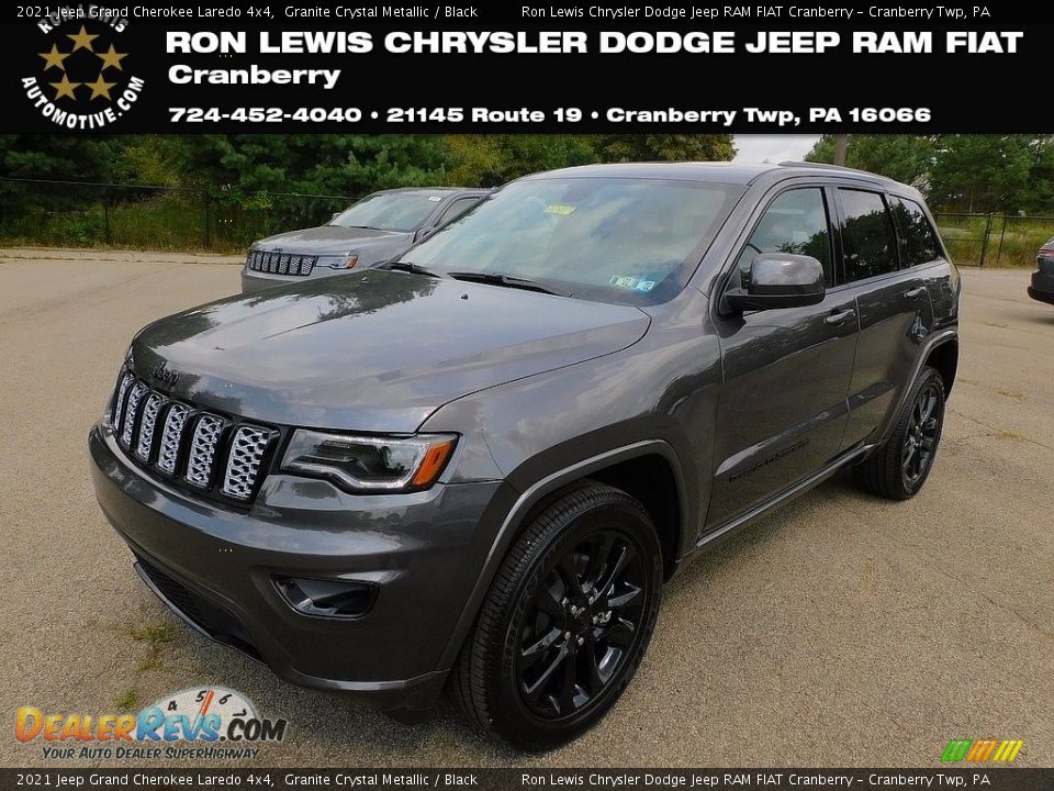 2021 Jeep Grand Cherokee Laredo 4x4 Granite Crystal Metallic / Black Photo #1