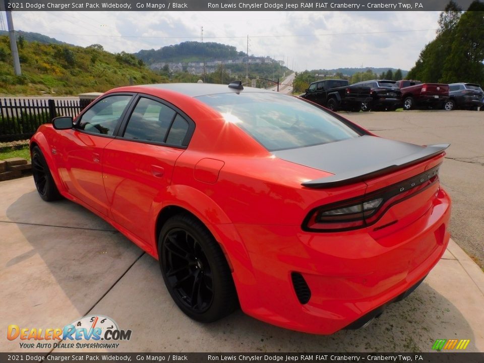 2021 Dodge Charger Scat Pack Widebody Go Mango / Black Photo #8