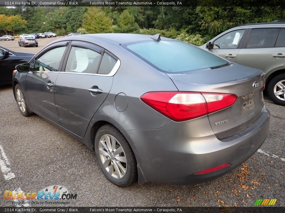 2014 Kia Forte EX Gunmetal Gray / Black Photo #2