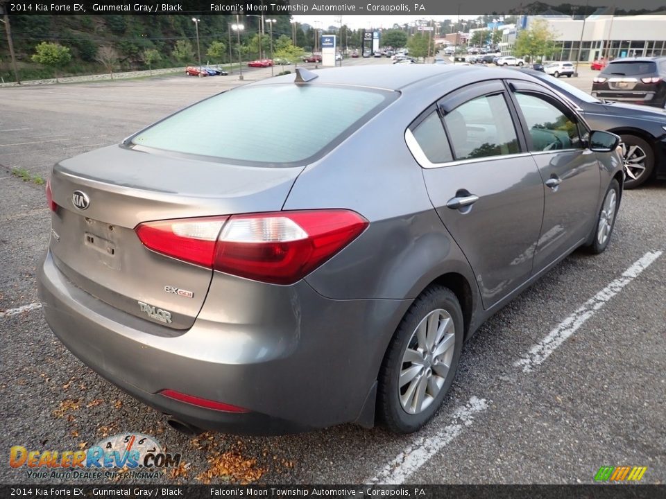 2014 Kia Forte EX Gunmetal Gray / Black Photo #3