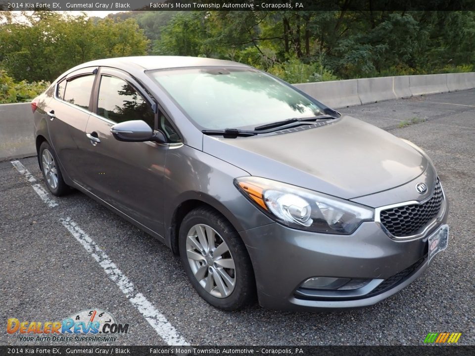 2014 Kia Forte EX Gunmetal Gray / Black Photo #4