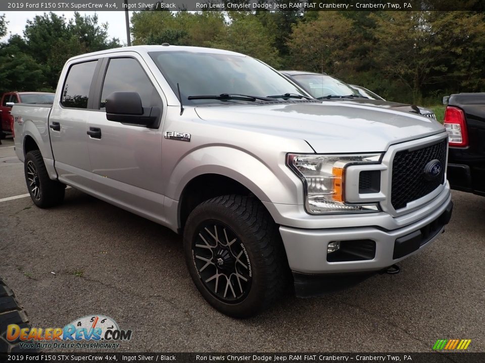 2019 Ford F150 STX SuperCrew 4x4 Ingot Silver / Black Photo #2