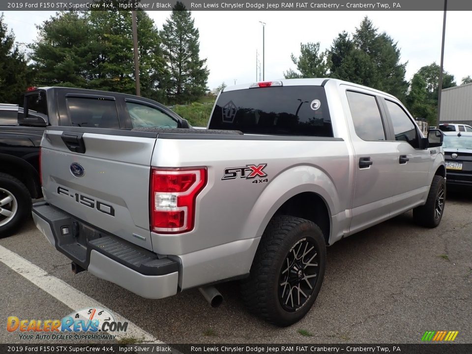 2019 Ford F150 STX SuperCrew 4x4 Ingot Silver / Black Photo #3